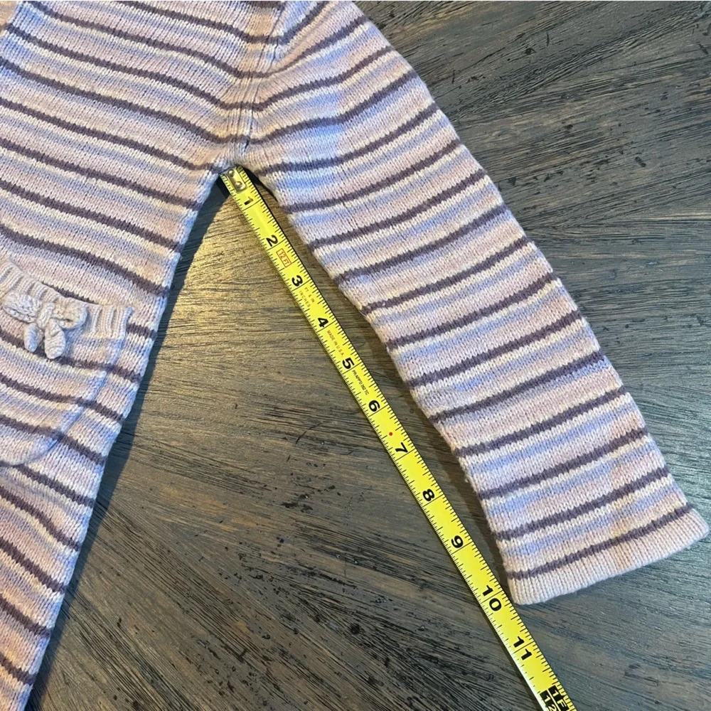 Janie and Jack Purple Striped Sweater Dress – Toddler Size‎ 4